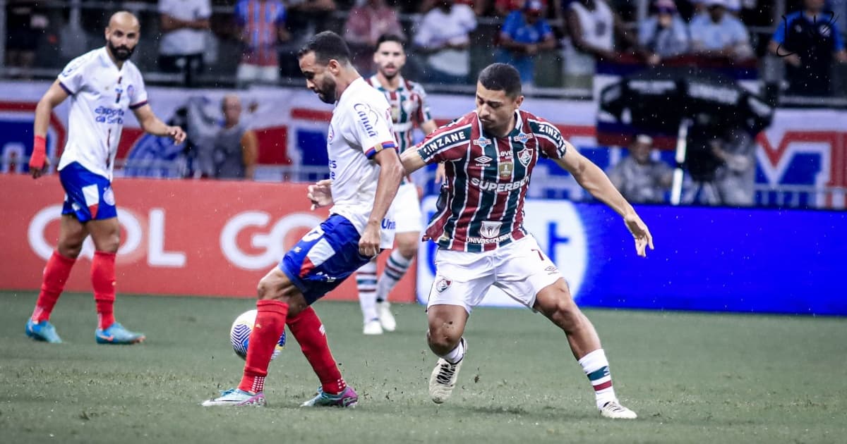 Com golaços de Caio Alexandre e Cauly, Bahia reage após paralisação e vence o Fluminense de virada