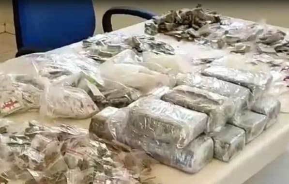 Polícia Rodoviária Estadual apreende mais de 16kg de drogas na BA-156