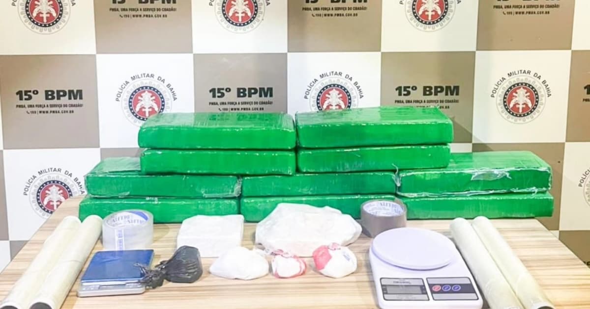 Em Itabuna, PM apreende 13 quilos de drogas