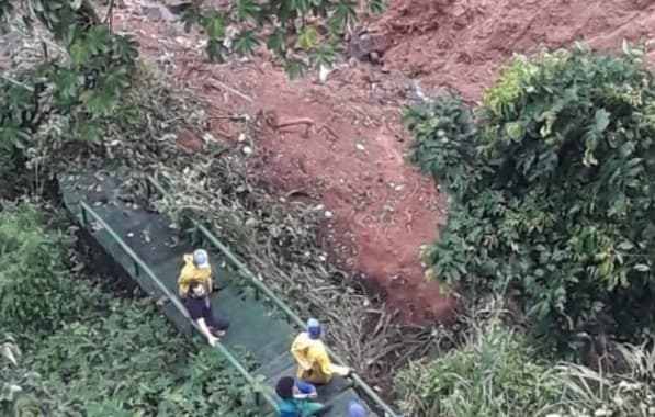 Justiça Federal determina que construtora retire escombros de obra em encosta no Corredor da Vitória em até 72 horas 