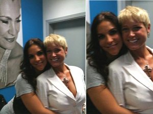 Ivete Sangalo posta foto agarrada com Xuxa
