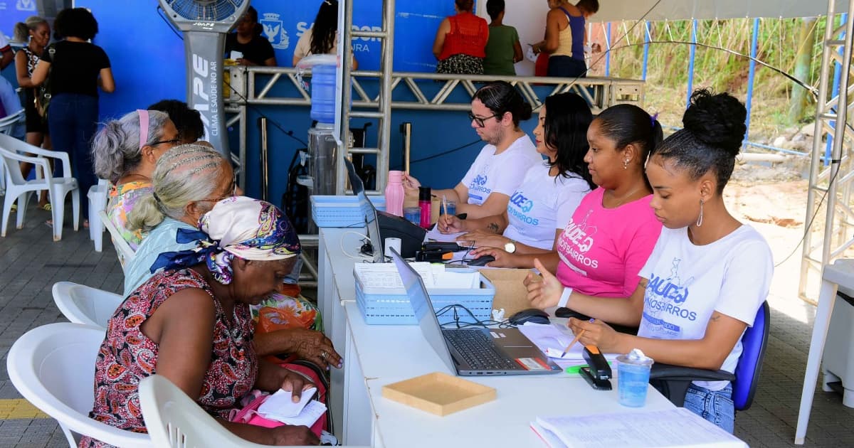 Programa Saúde nos Bairros oferece serviços gratuitos em Cajazeiras, Lobato e Parque São Cristóvão