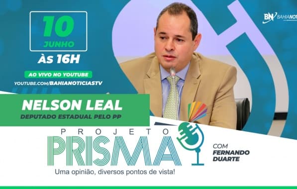 Projeto Prisma entrevista deputado estadual Nelson Leal nesta segunda-feira