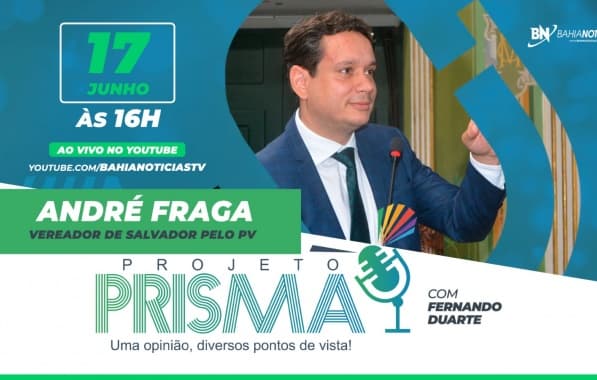 Projeto Prisma entrevista vereador André Fraga nesta segunda-feira