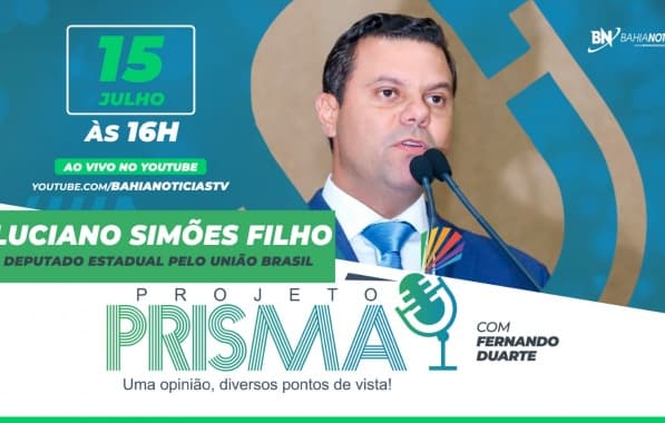 Projeto Prisma entrevista deputado estadual Luciano Simões Filho nesta segunda-feira