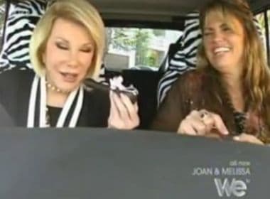 Joan Rivers fuma maconha durante reality show