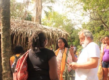 Bando de Teatro Olodum realiza leitura dramática no quilombo Rio dos Macacos