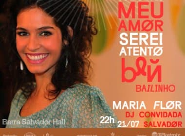 Maria Flor é a convidada do próximo Bailinho