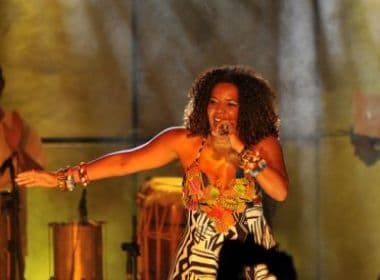 Margareth Menezes anuncia show no Parque da Cidade e gravação de DVD comemorativo