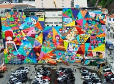 Artista plástico baiano é responsável pelo maior mural de grafite do Rio de Janeiro