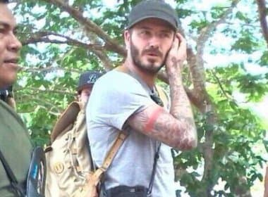 David Beckham grava documentário para BBC na Amazônia
