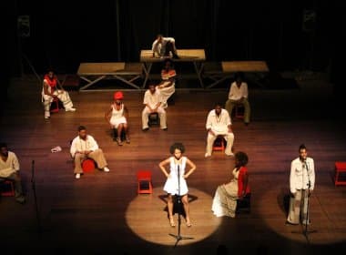 Bando de Teatro Olodum apresenta peça ‘Relato de uma guerra que (não) acabou’
