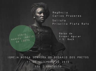 Osba faz concerto gratuito na Igreja Nossa Senhora do Rosário dos Pretos