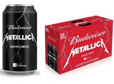 Budweiser lança edição especial de cerveja do Metallica 