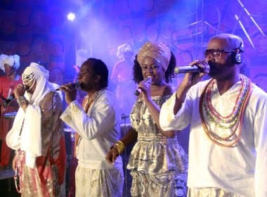 Cortejo Afro lança tema do carnaval em ensaio com participação de Saulo