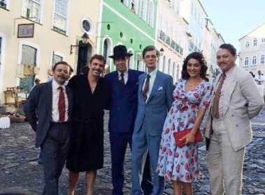 Juliana Paes e equipe de ‘Dona Flor e Seus Dois Maridos’ gravam no Pelourinho