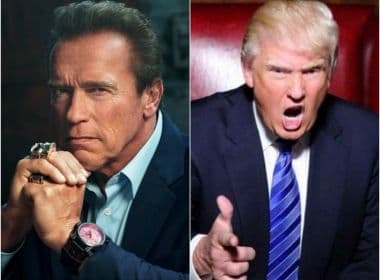 ‘Acho que ele está apaixonado por mim’, diz Schwarzenegger após críticas de Trump