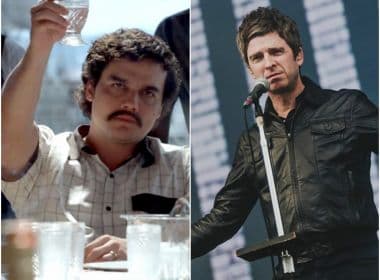 Com paródia de ‘Narcos’, Wagner Moura felicita Noel Gallagher por festa de 50 anos