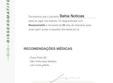 Site emite atestados médicos para quem for diagnosticado gay