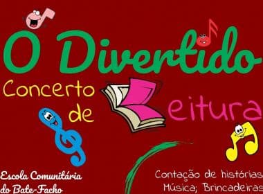 Creche de comunidade do Bate-Facho recebe ‘O Divertido Concerto de Leitura’