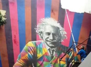 Obra de Eduardo Kobra, mural ‘Genial é andar de bike’ é apagado em São Paulo