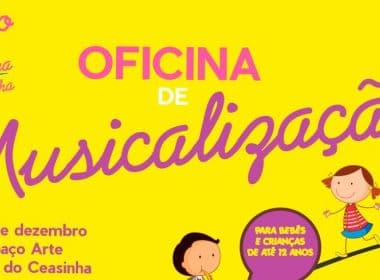 Espaço Arte & Cultura do Ceasinha promove oficina de musicalização infantil 