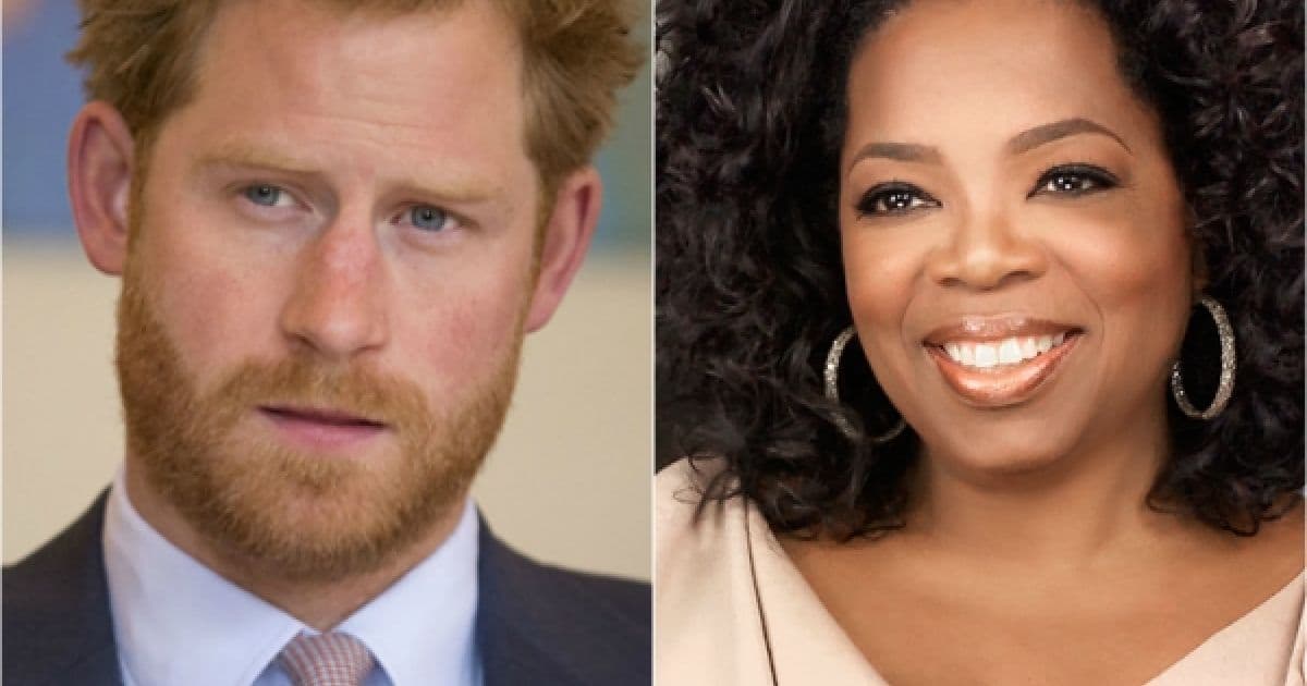 Príncipe Harry e Oprah Winfrey trabalham juntos em série sobre saúde mental