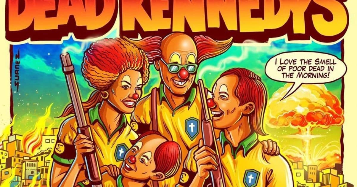 Após pôster polêmico, Dead Kennedys cancela shows no Brasil