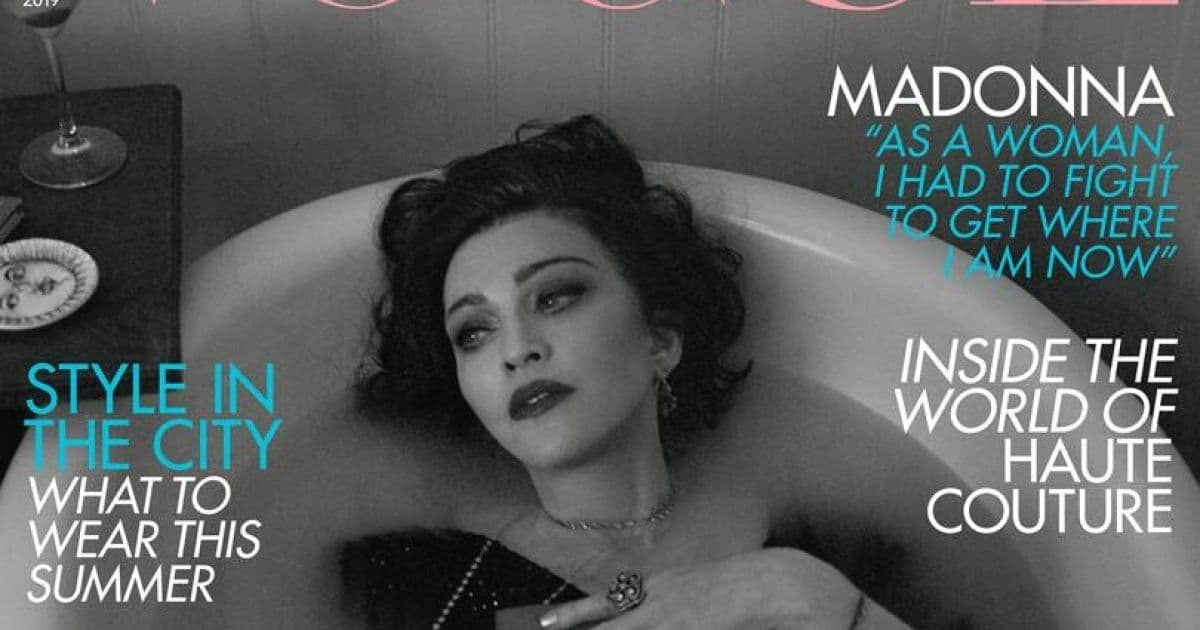 Prestes a lançar novo álbum, Madonna é capa da revista Vogue e fala sobre feminismo