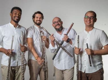 Casa da Música recebe Quarteto de Flaudas da Bahia no Sarau de Itapuã 