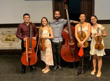 Quinteto de Cordas da Osba faz concerto na Sala do Coro