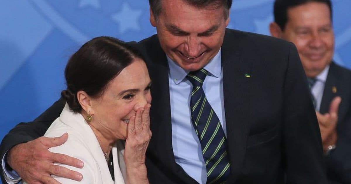 Bolsonaro sinaliza que vai limitar 'carta branca' dada a Regina Duarte na Cultura