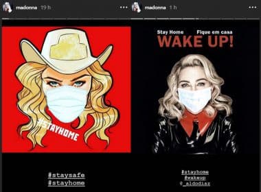 Madonna compartilha panelaço contra Bolsonaro e pede que população se isole