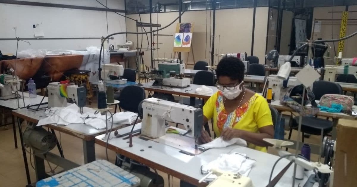 Centro Técnico do TCA produz máscaras de tecido para distribuição gratuita