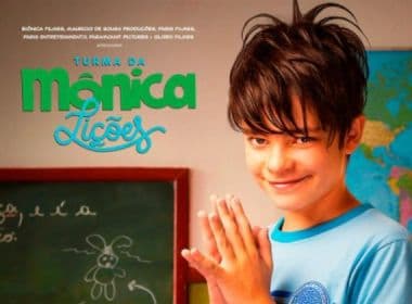 Cebolinha aparece em novo cartaz do filme da Turma da Mônica