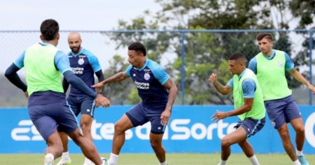 Bahia realiza penúltimo treino antes de partida contra o Goiás 