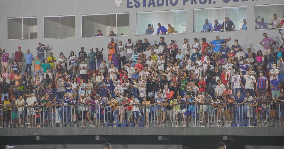 Bahia de Feira inicia venda de ingressos para jogo contra o Bahia na Arena Cajueiro pelo Baianão