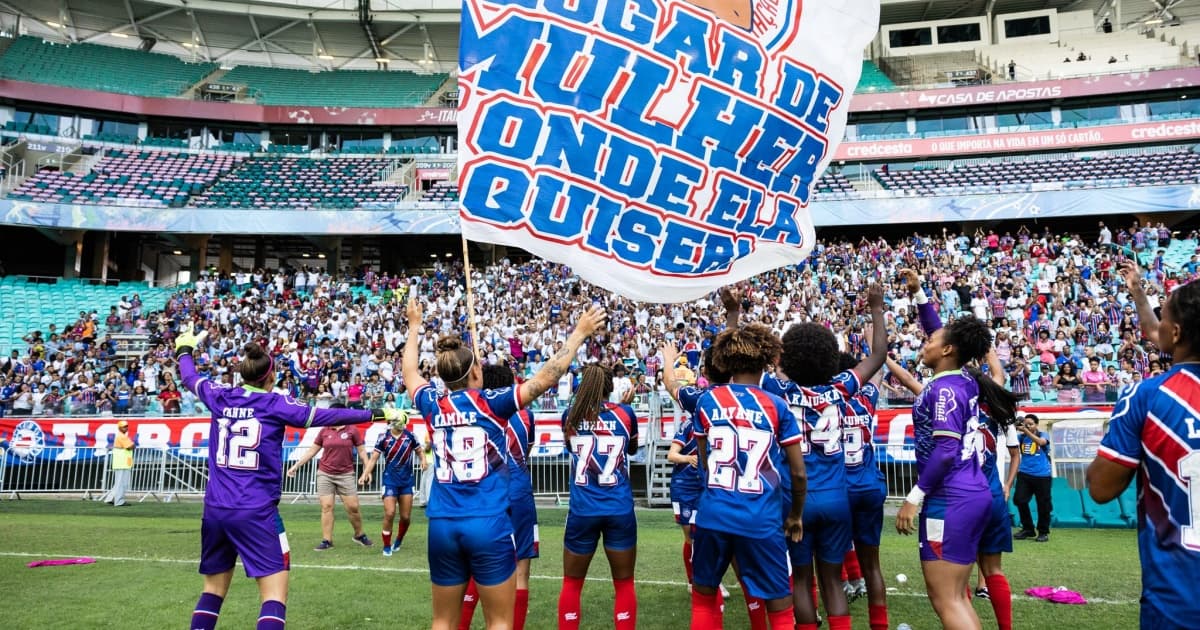 Com direito a estreia de uniforme, Bahia vence o Juventude e se garante como líder no BR Feminino A-2