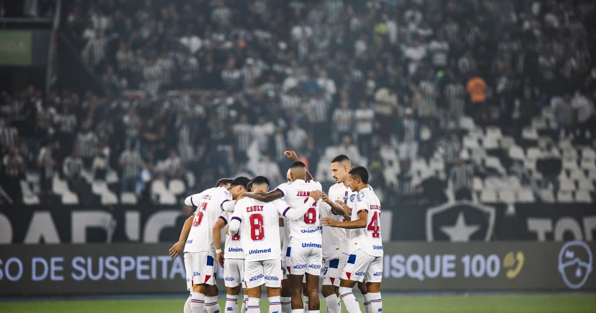 Bahia x Botafogo: veja prováveis escalações, horário e onde assistir