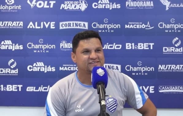 Bebeto Moraes elogia CSA por atuação contra o Vitória: "Conseguimos performar muito bem" 