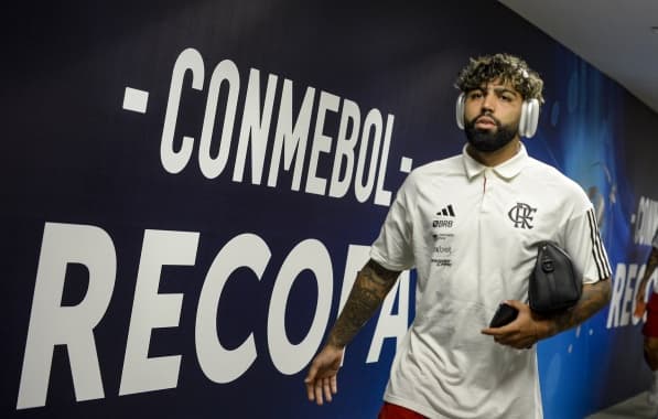 "Juntar os cacos", diz Gabigol após vice do Flamengo na Recopa Sul-Americana no Maracanã