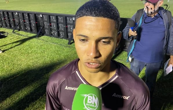Após desperdiçar chance incrível, Thiaguinho promete gol do título do Jacuipense na Fonte Nova