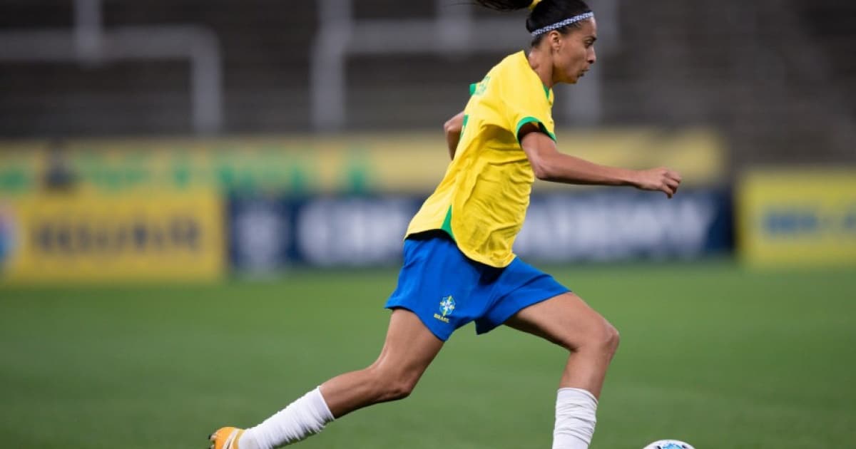 Andressa Alves, meia-atacante da Seleção brasileira feminina