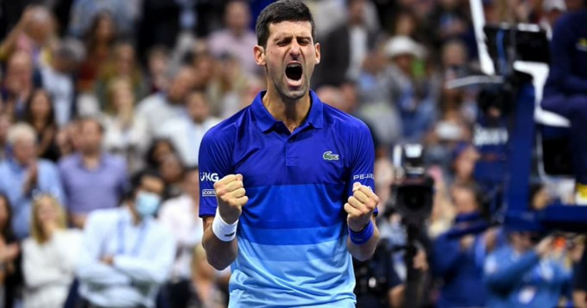 Novak Djokovic comemora