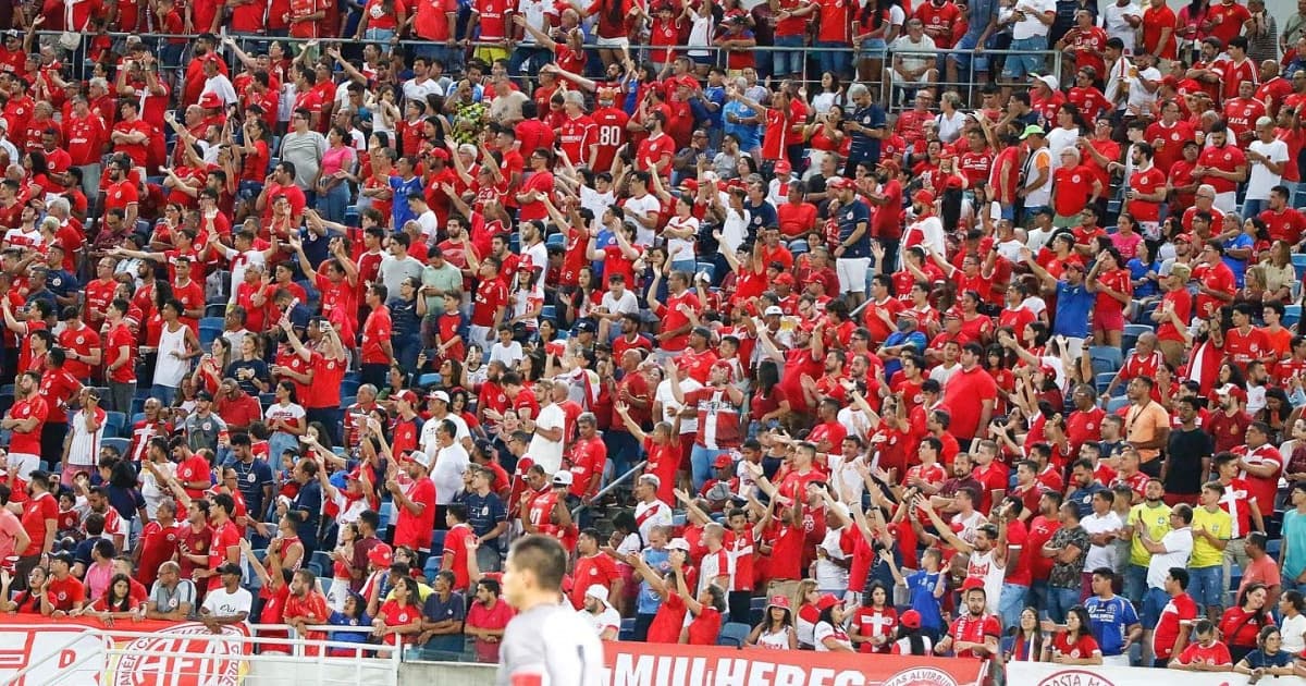 Torcida do América-RN na Arena das Dunas