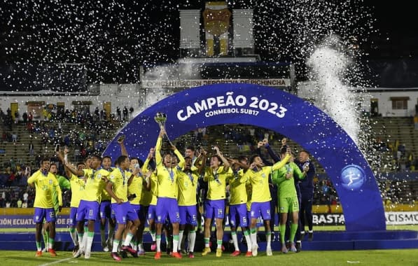 Presidente da CBF parabeniza a seleção brasileira sub-17 pela conquista do 13º título Sul-Americano