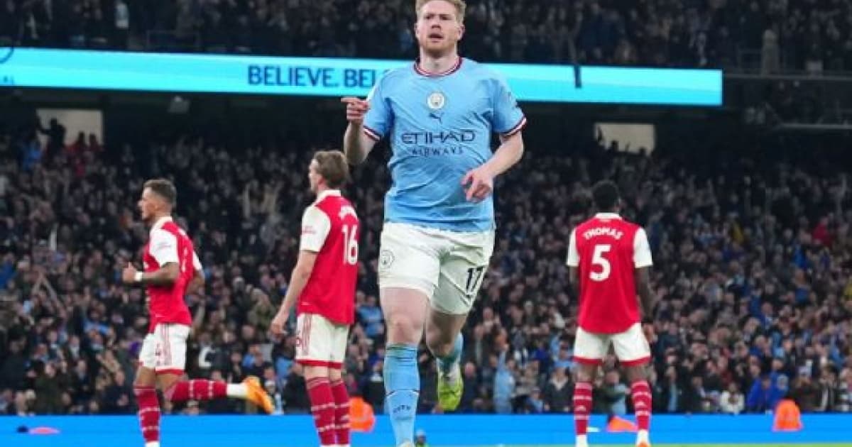 O belga Kevin De Bruyne foi o grande destaque da goleada do City diante do Arsenal 