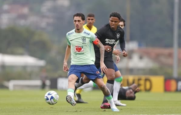Em preparação pro Mundial Sub-20, Brasil vence o Sub-23 do Botafogo 