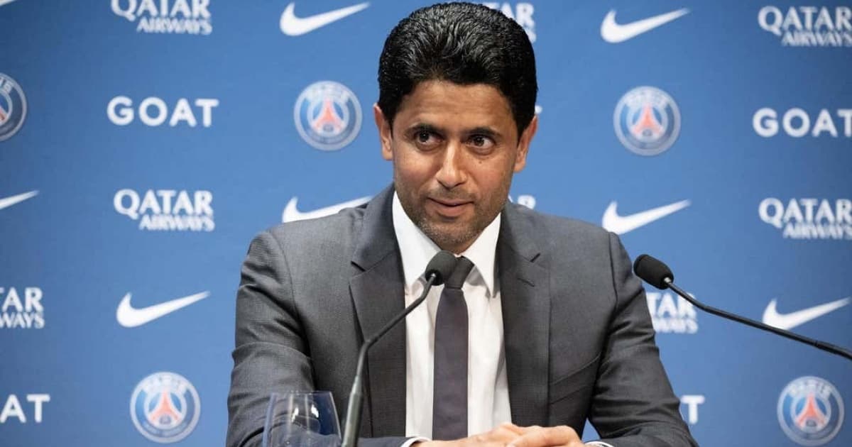 O catariano Nasser Al-Khelaifi é presidente da QSI e do Paris Saint-Germain