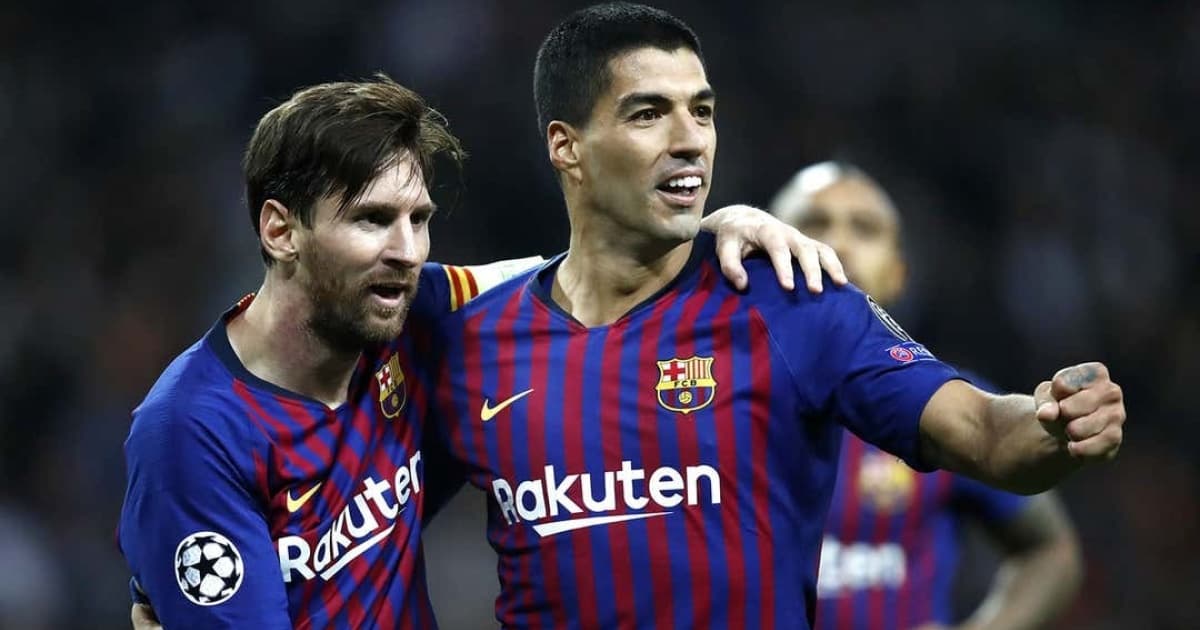 Messi e Suárez, atualmente no Grêmio, fizeram história no Barcelona